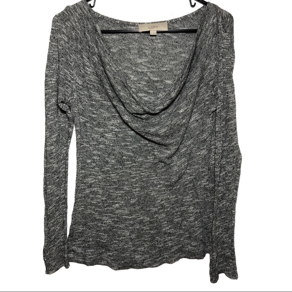 GAP Sweaters - Ann Taylor LOFT Women's Cowl Neck Knit Gray Tunic